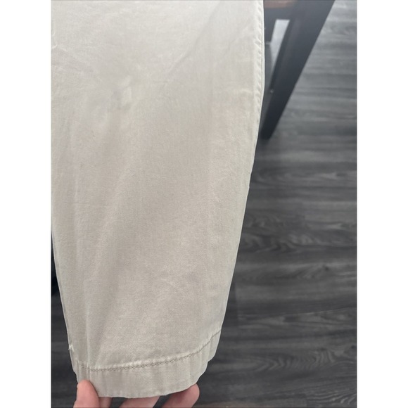 Harbor Bay Cargo Pants Mens 1X/32 Khaki Continuous Comfort Waistband Small Stain - Picture 14 of 14